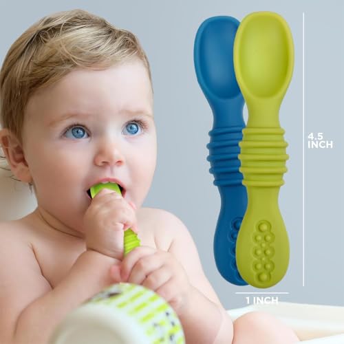 Image 3 of TONY STARK Baby Silicone Spoon Set of 2