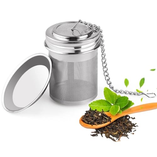 Image 1 of Default Title for the product Supvox Tea Infuser SUS Tea Filter Fine Mesh Strainer with Tray for Mugs