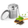 Image 1 of Default Title for the product Supvox Tea Infuser SUS Tea Filter Fine Mesh Strainer with Tray for Mugs