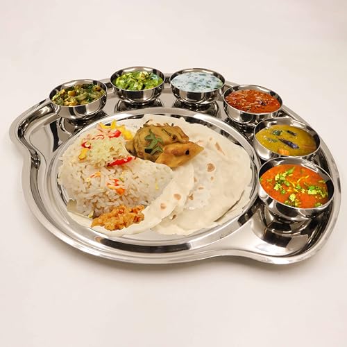 Image 2 of Spillbox Stainless Steel Maharaja Thali