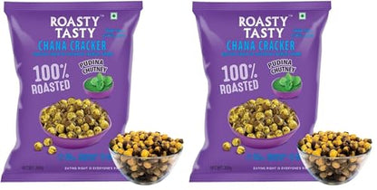 Image 1 of Default Title for the product Roasty Tasty Chana Cracker Pudina Chutney 200g Pack of 4