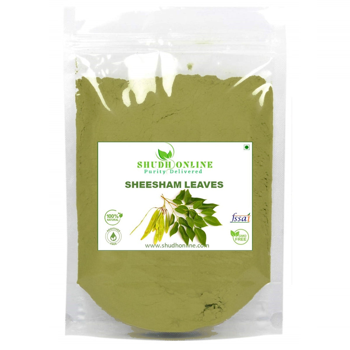 Image 1 of 100 gm for the product Shudh Online Shisham Leaves dry powder