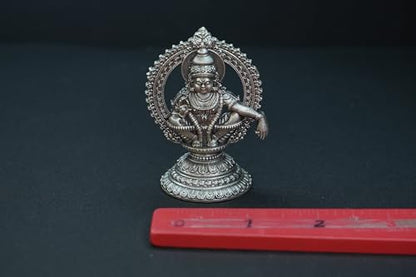 Image 4 of Dista Silvers Antique Ayyappa Idol Big 50.48G