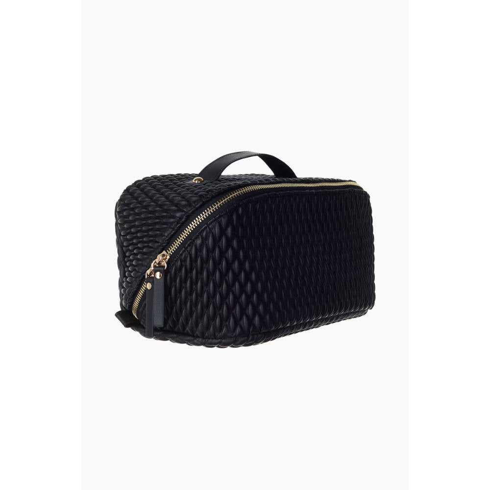 Image 2 of H&M Quilted Boxy Wash Bag - Black