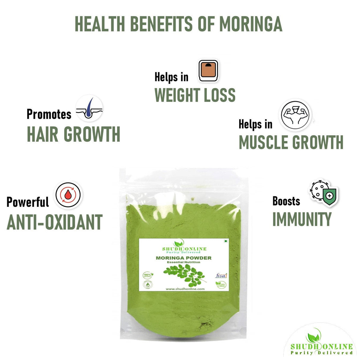 Image 3 of Shudh Online Moringa Leaves Powder