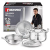 Image 1 of Small for the product BERGNER TriPro Triply Stainless Steel Cookware Set