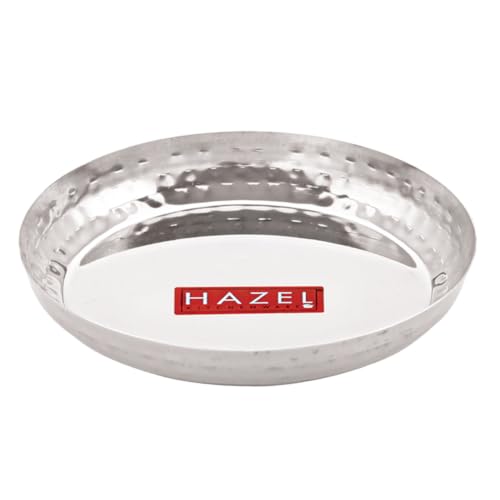 Image 6 of HAZEL Stainless Steel Snack Plate 18 cm