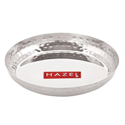Image 6 of HAZEL Stainless Steel Snack Plate 18 cm