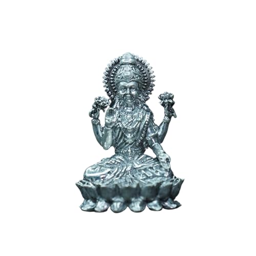 Image 1 of Default Title for the product Dista Silvers Antique Lotus Laxmi 39.72g
