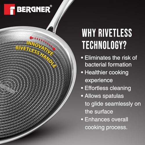 Image 6 of BERGNER Hi-Tech Giro Triply Stainless Steel Dosa Tawa