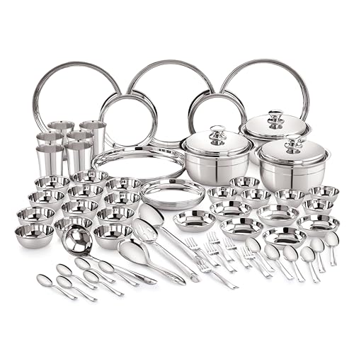 Image 4 of 70 Pcs for the product neelam Stainless Steel Dinner Set