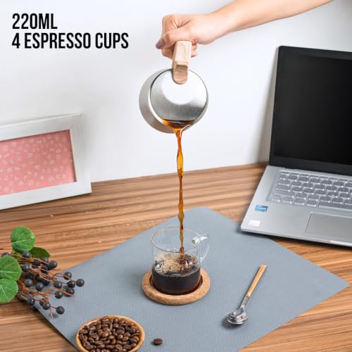 Image 6 of Sipologie Induction Moka Pot Espresso Maker 220ml