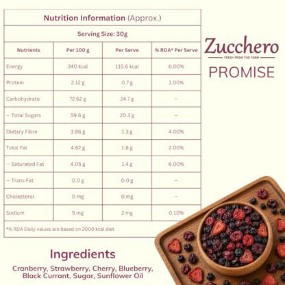 Image 2 of Zucchero Premium Mixed Berries 400 gram