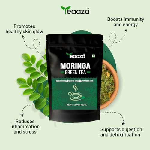 Image 5 of Teaaza Moringa Green Tea 100 Grams -50 Cups