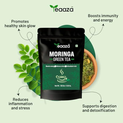 Image 5 of Teaaza Moringa Green Tea 100 Grams -50 Cups