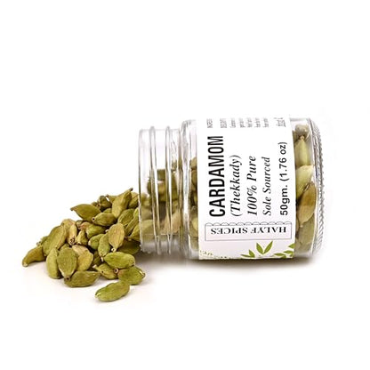 Image 2 of Halyf Spices Whole Green Cardamom (Elaichi), 50 Gm