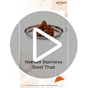 Image 2 of neelam Stainless Steel N.P.12 22G Thali 26.5 cm