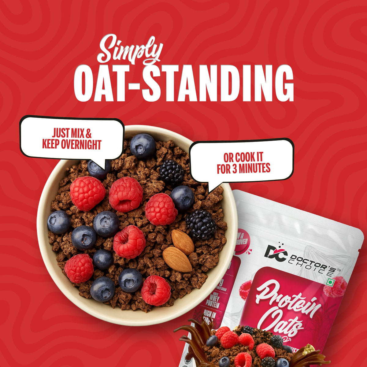 Image 3 of Doctor's Choice Protein Oats 375 GM