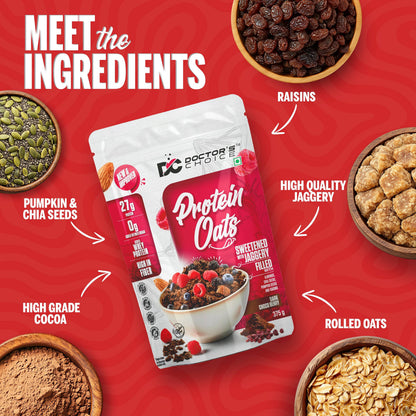 Image 10 of Doctor's Choice Protein Oats 375 GM