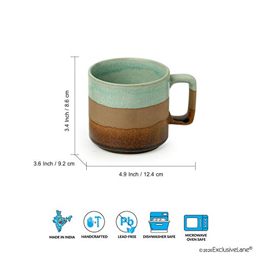 Image 5 of ExclusiveLane Ceramic Mugs Set of 2 360ml