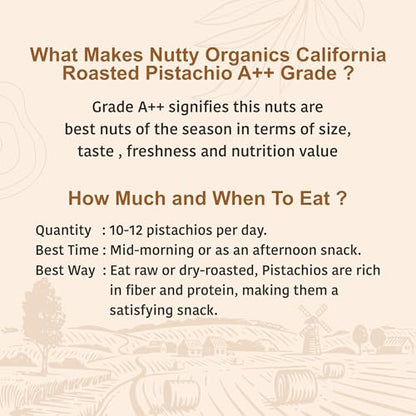Image 5 of NUTTY ORGANICS California Roasted Pistachios 250 GM