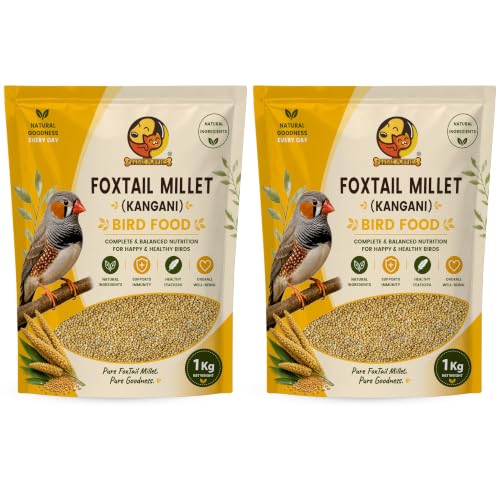 Image 1 of Default Title for the product Foodie Puppies Foxtail Millet Kangni Seeds Bird Food - 2Kg Pouch