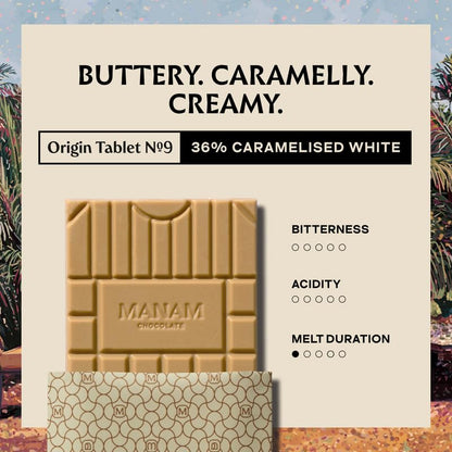 Image 4 of Manam Chocolate Single Origin India Series Tablet No. 9 - Caramelized White, 80g