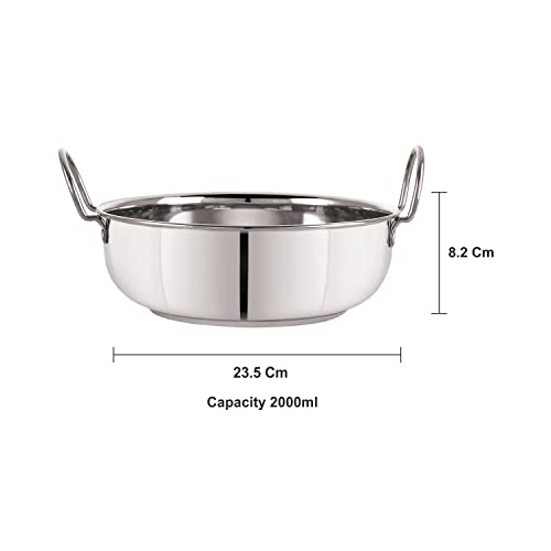 Image 6 of Neelam Stainless Steel Induction Bottom Kadai