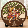 Image 1 of Default Title for the product Hanuman Ji Premium Wooden God Idol for Indoor Temple, Living Room Shelf, Work Desk & Puja Decor - 5x5 Inch