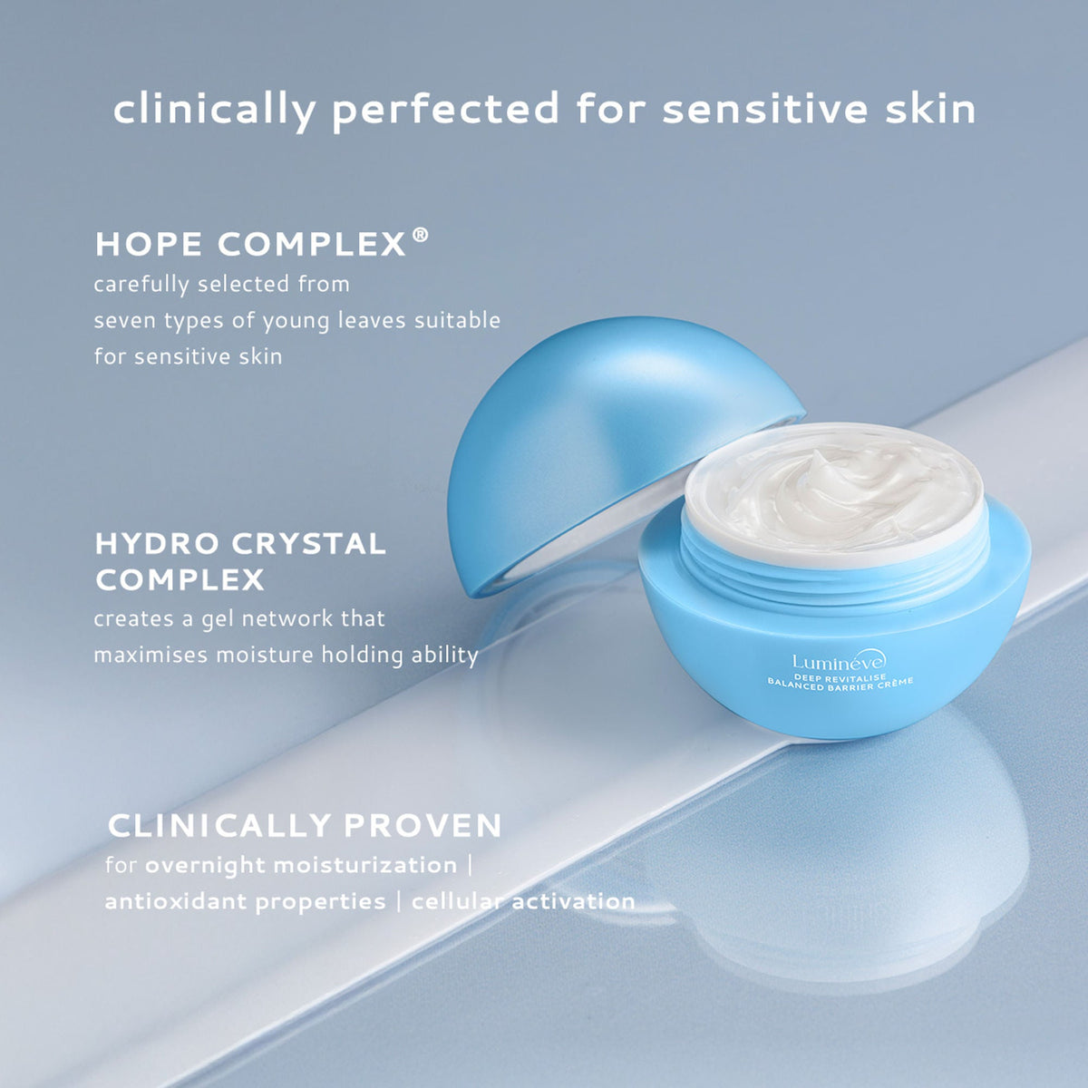 Image 5 of Lumineve Sensitive Skin Moisturizer with Ceramides for Barrier Repair and Soothing Skin