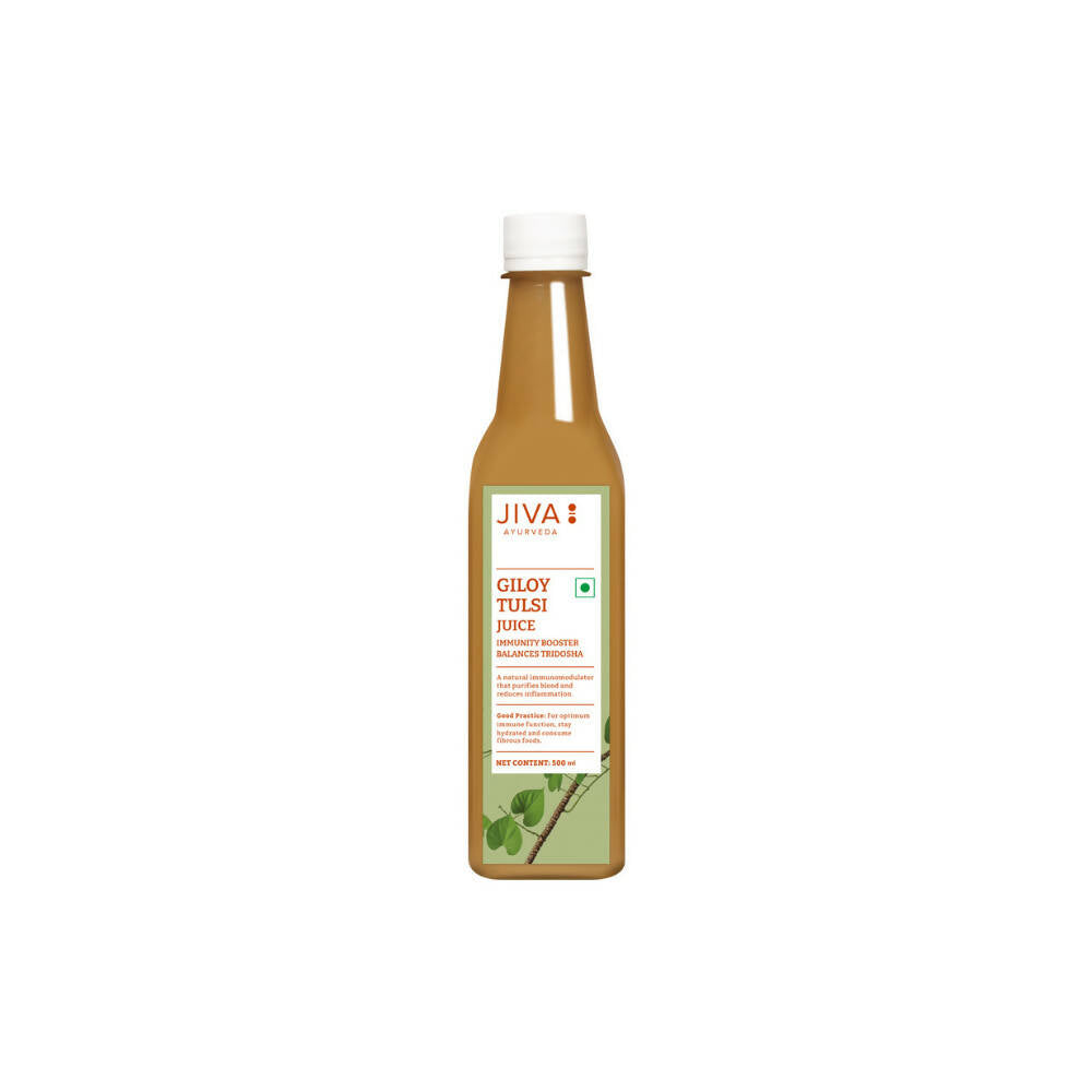 Image 1 of 500 ml / Pack of 1 for the product Jiva Ayurveda Giloy Tulsi Juice