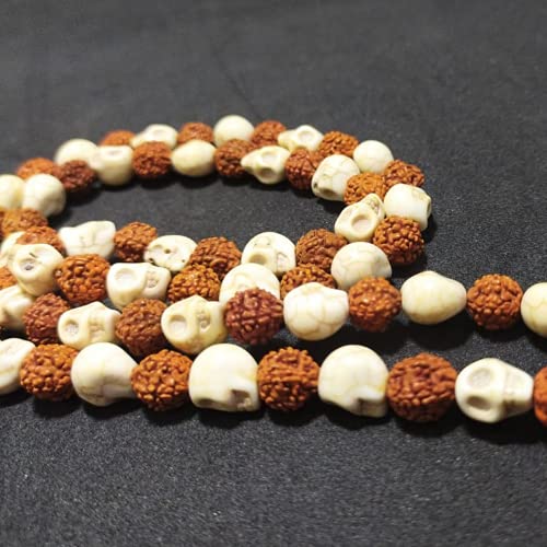 Image 4 of Kapal Rudraksha Mala- Kapala Mala with Rudrakshas