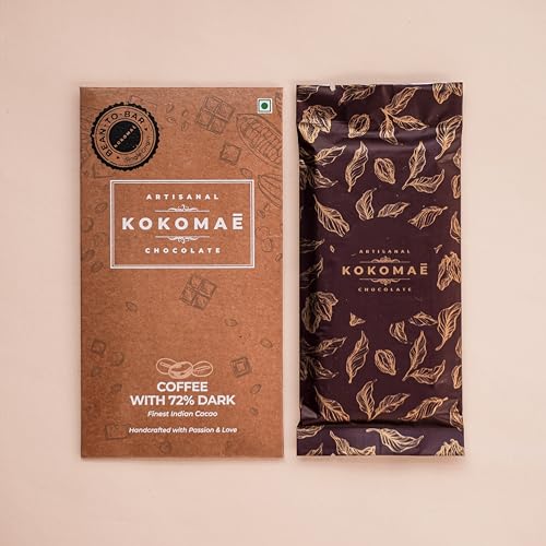 Image 3 of KOKOMAE Bean To Bar Chocolates (72% Dark Chocolate With Coffee, Pack Of 1)