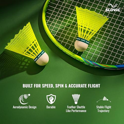 Image 6 of SLOVIC Shuttlecock Set Pack of 6