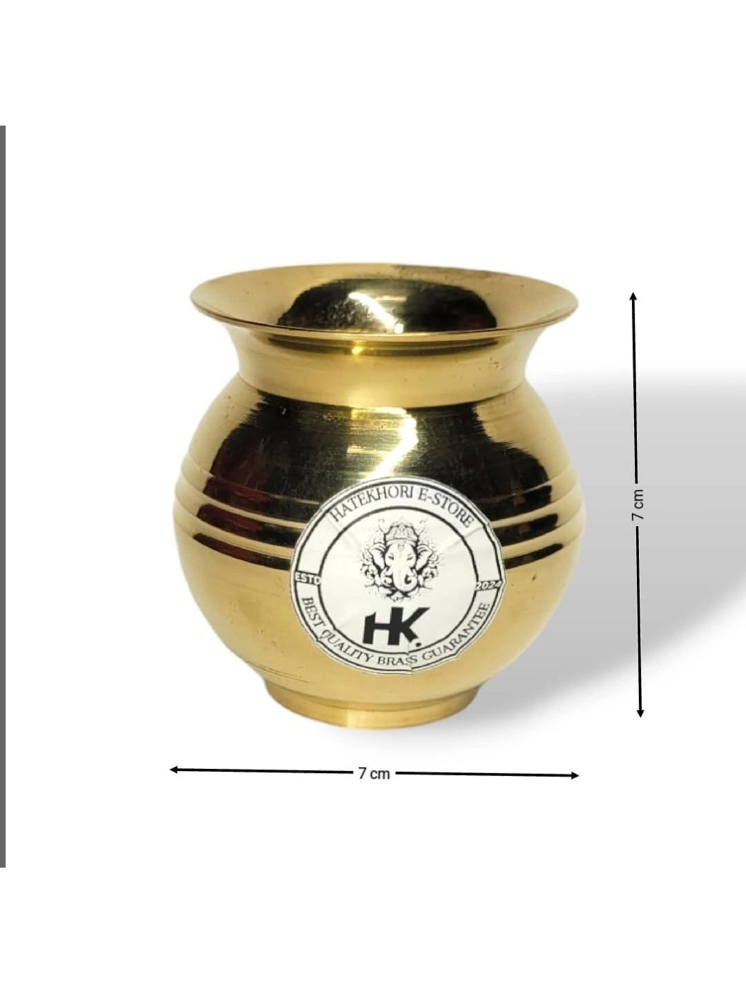 Image 5 of HATEKHORI Brass Mangal Kalash