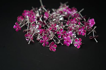 Image 2 of Dista Silvers Pink Flowers 5g (Pack of 5)