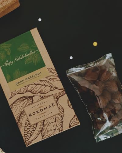 Image 2 of KOKOMAE Rakhi Gift Sugar Free Milk Chocolate Coated Hazelnuts 50g