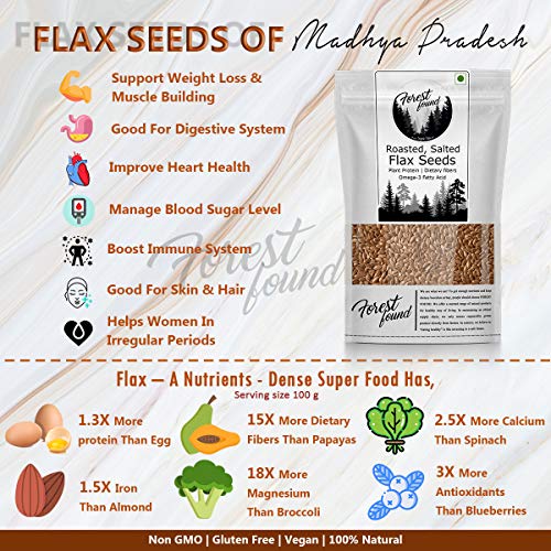 Image 5 of Forest Found Roasted & Salted Flax Seeds - 900g