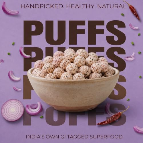 Image 4 of ROOTIVAFIT Quinoa Puffs Cream and Onion Flavour, 80 g, Pack of 4