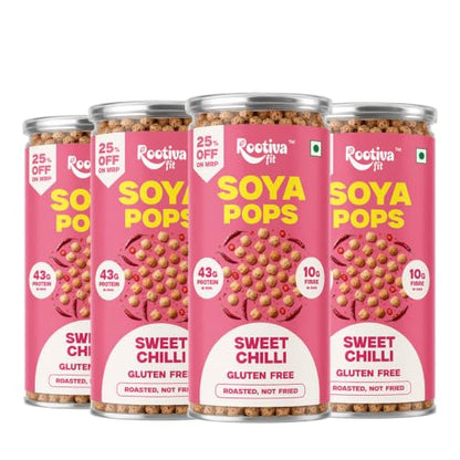 Image 18 of Sweet Chilli / 120 g (Pack of 4) for the product ROOTIVAFIT Soya Pops