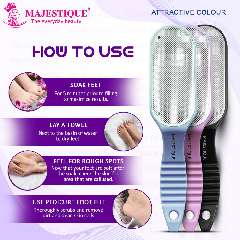 Image 3 of Majestique Curved Foot Scrubber and Pedicure Tool