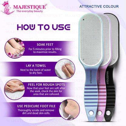 Image 3 of Majestique Curved Foot Scrubber and Pedicure Tool