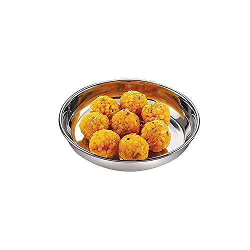 Image 2 of HAZEL Stainless Steel Plates Set for Dessert, 150 ML, Set of 4