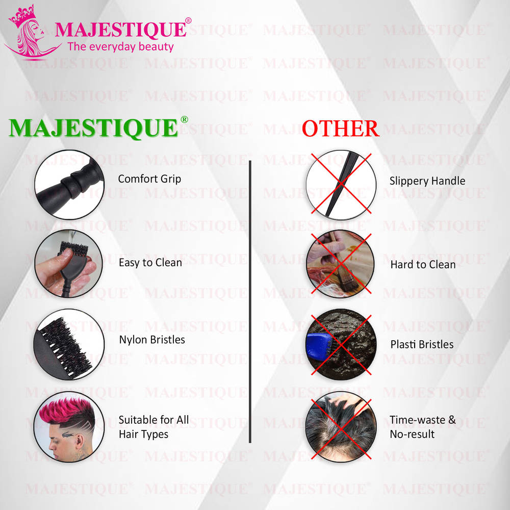 Image 5 of Majestique Long Tail Hair Dye Brush