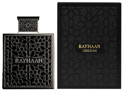 Image 2 of RAYHAAN Obsidian Eau de Parfum for Men, Woody Spicy Amber Fragrance, Long Lasting