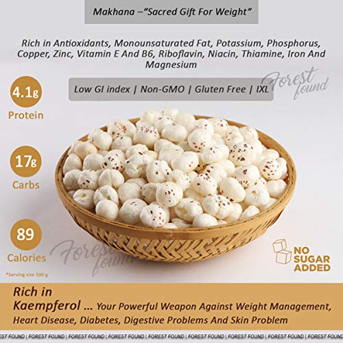 Image 4 of Forest Found Raw Phool Makhana Lotus Seeds 250g