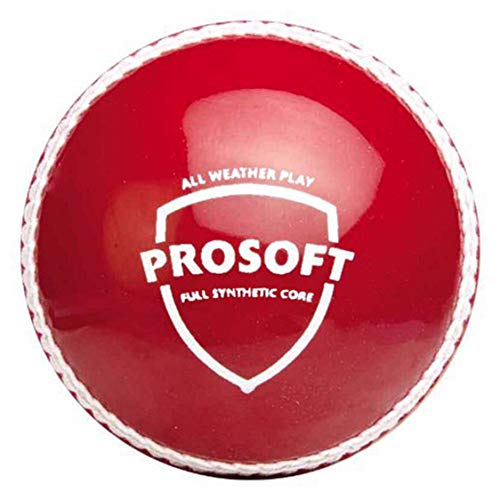 Image 1 of Default Title for the product SG Rubber Prosoft Tennis Ball, Rubber, Red, 300 Grams