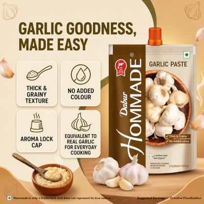 Image 5 of Dabur Hommade Garlic Paste, 200 Gm