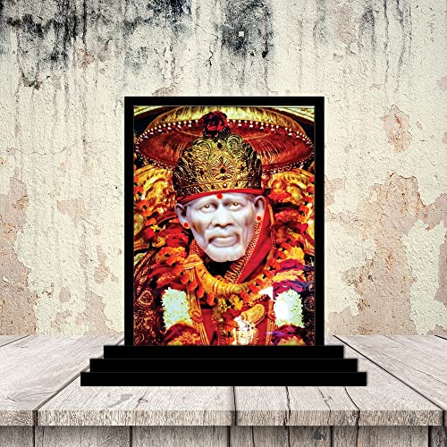 Image 6 of Lord Saibaba Wooden Idols Handcrafted Murti Decorative Showpiece for Living Rooms Traditional Statue for Gifting Relegious Figurine