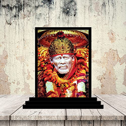Image 6 of Lord Saibaba Wooden Idols Handcrafted Murti Decorative Showpiece for Living Rooms Traditional Statue for Gifting Relegious Figurine